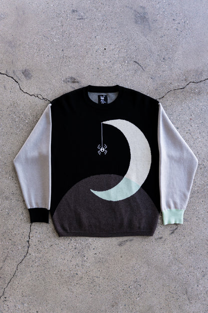 Midnight Under the Moon Knit Sweater